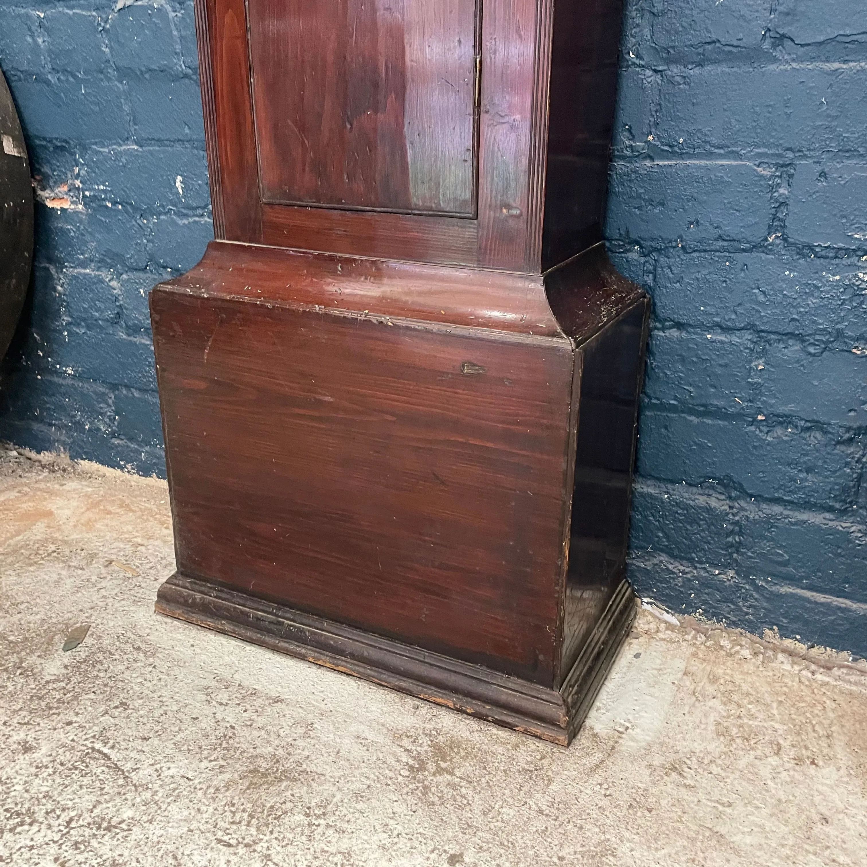 Antique Vintage H. Norton Of Derby Non Chiming Grandfather Clock