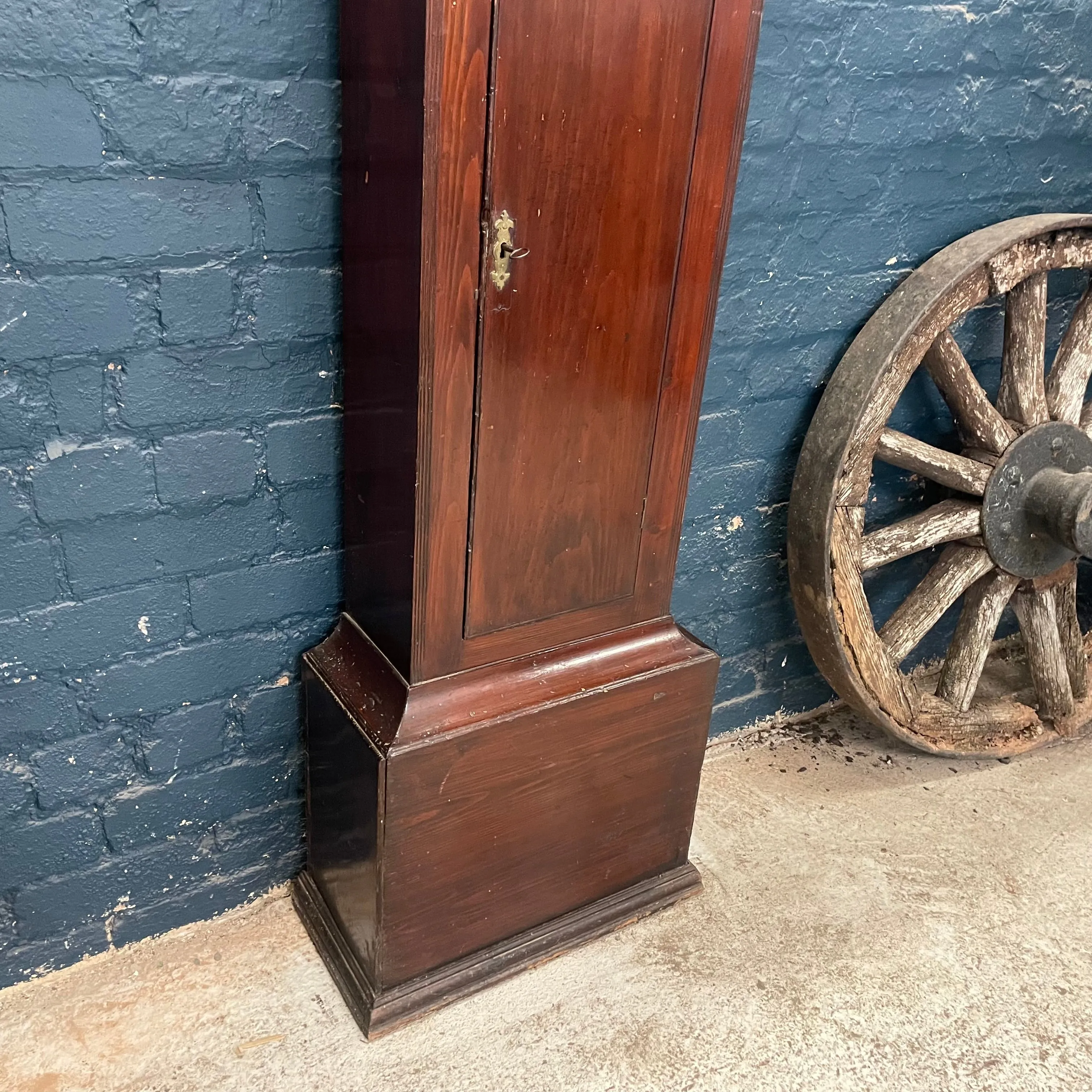 Antique Vintage H. Norton Of Derby Non Chiming Grandfather Clock