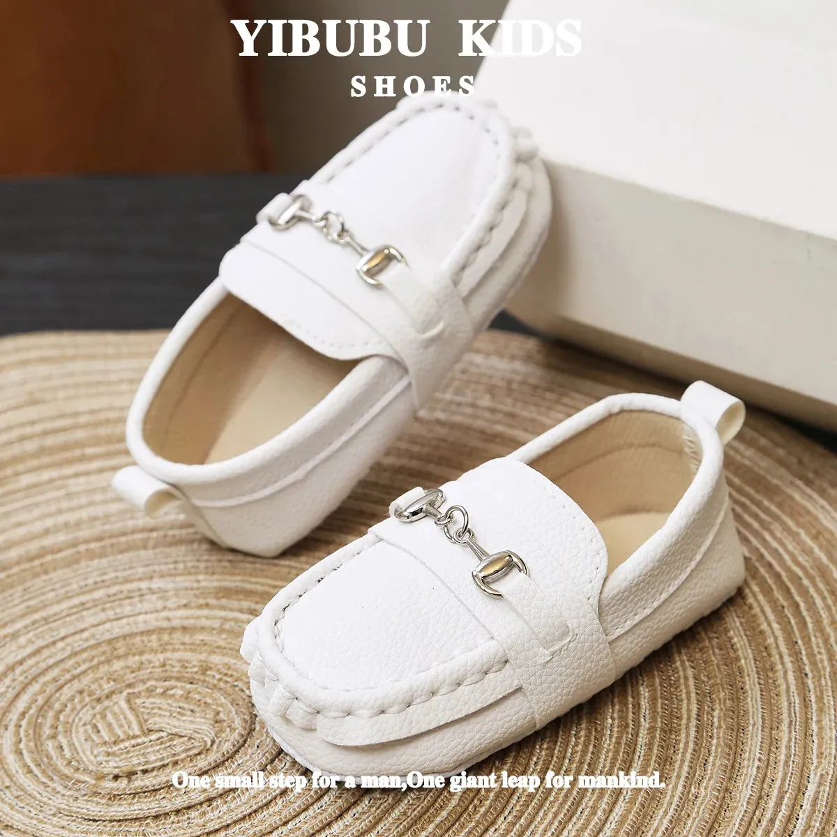 Baby Shoes Casual Loafers for Boys, Comfortable Soft-Sole Moccasins, Newborn First Walker Flats