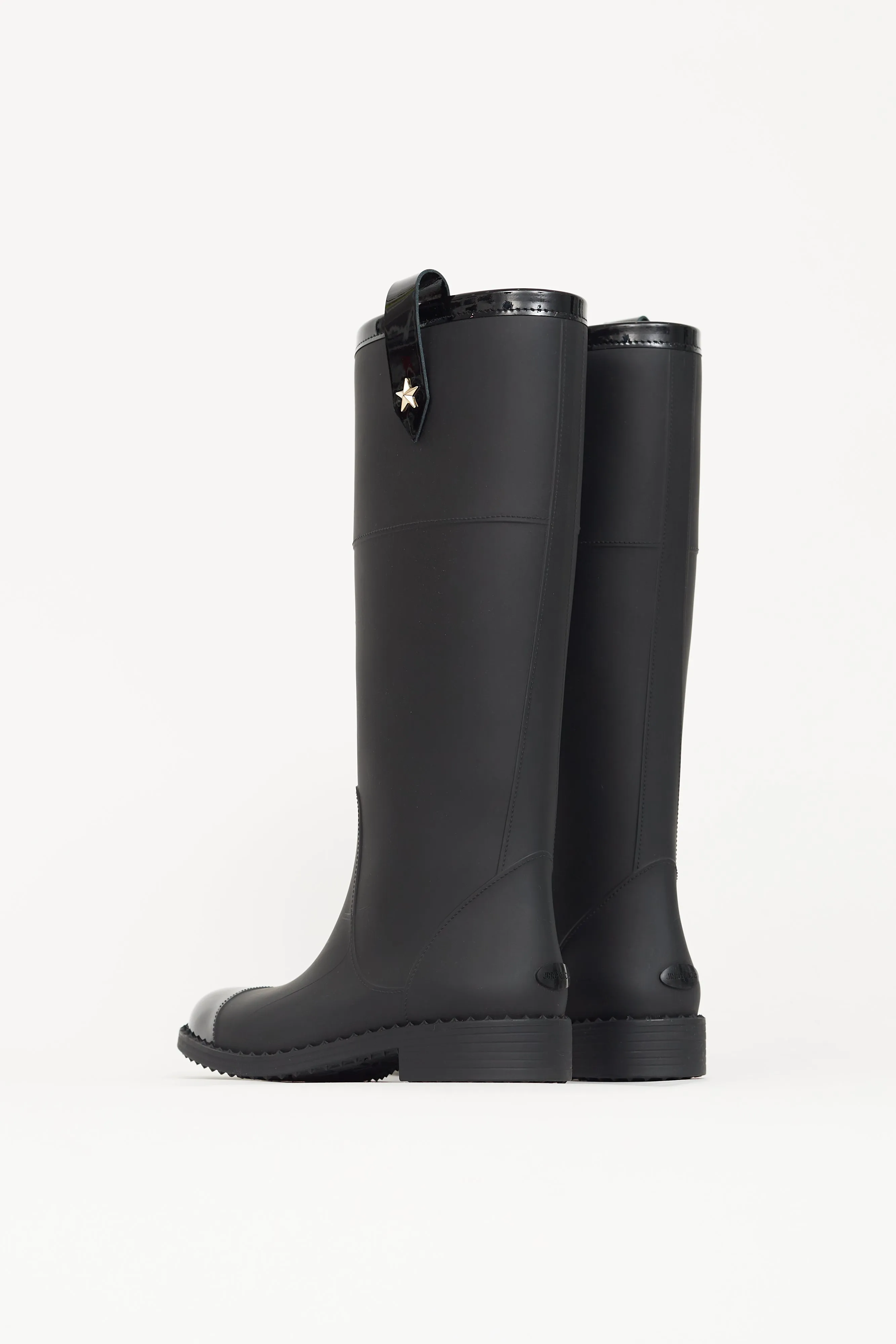 Black Edith Rubber Boot