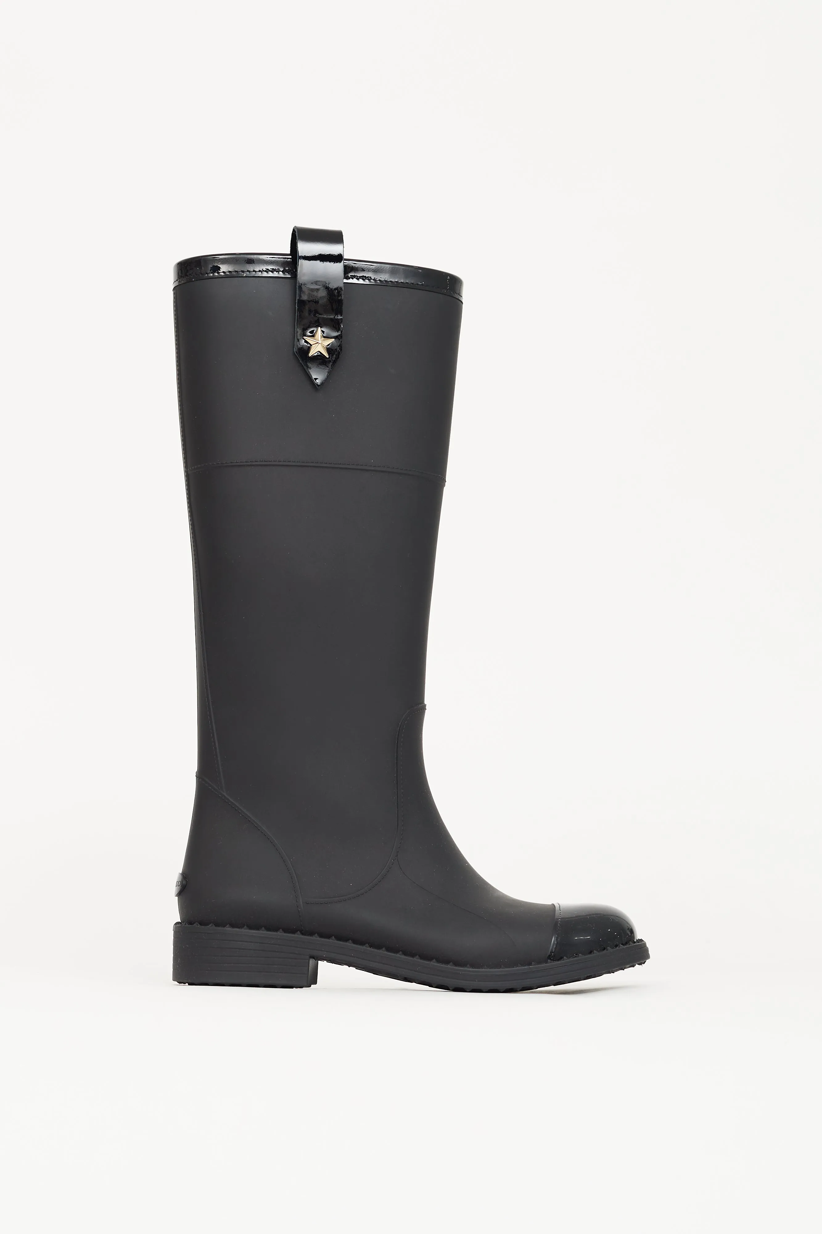 Black Edith Rubber Boot