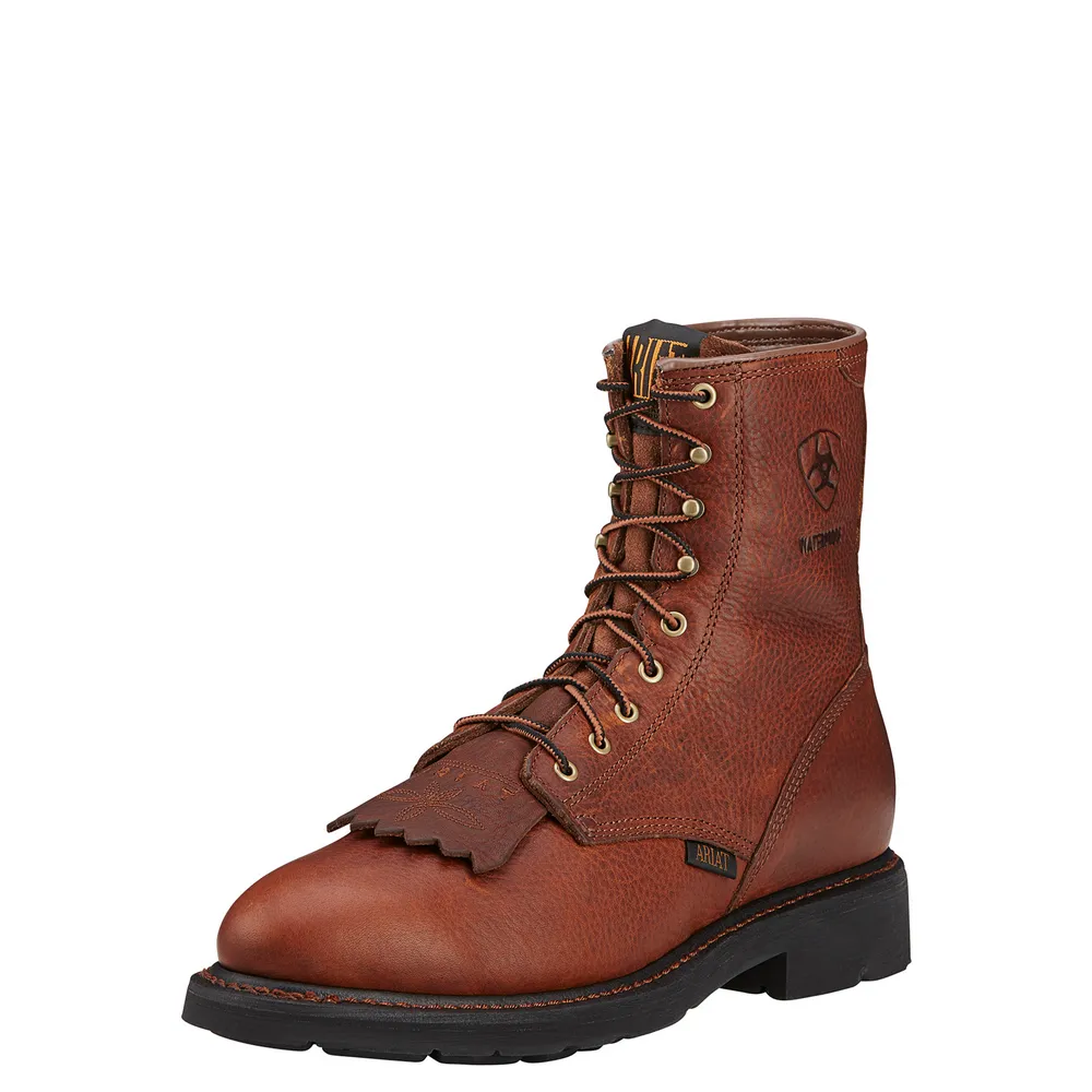 CASCADE 8-INCH WATERPROOF WORK BOOT - 200-Brown | Ariat 10002397