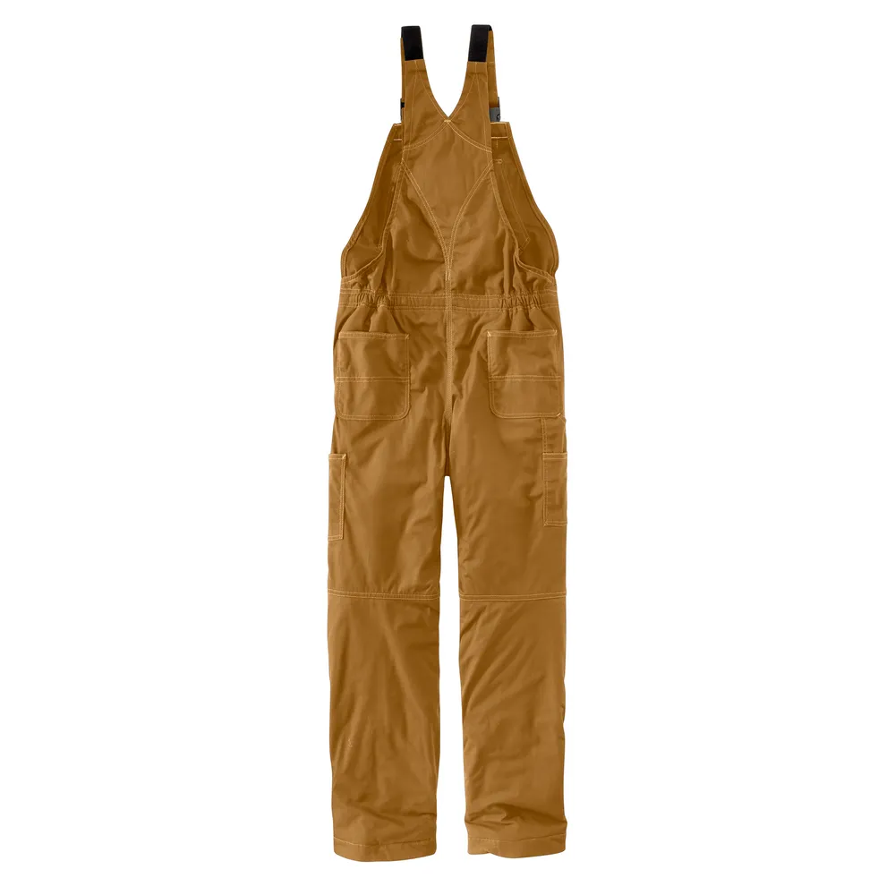 FR QUICK DUCK LINED BIB OVERALL - 211-Carhartt Brown | Carhartt 102691