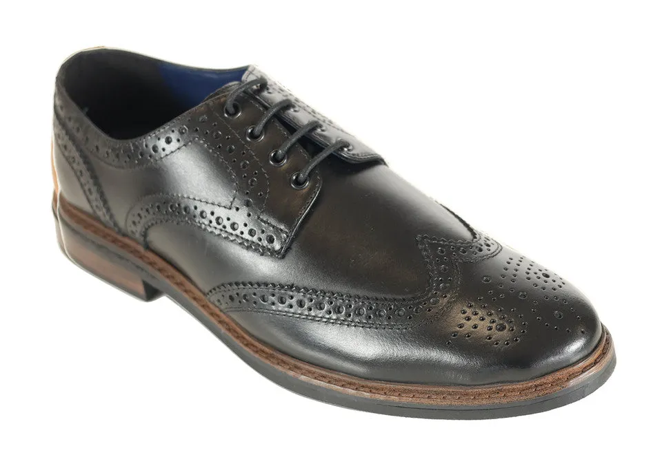 Front Morrison Brogue -Black