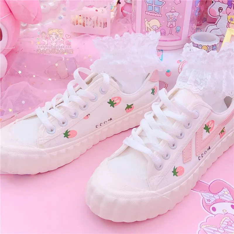 Japanese Sweet Strawberry Shoes