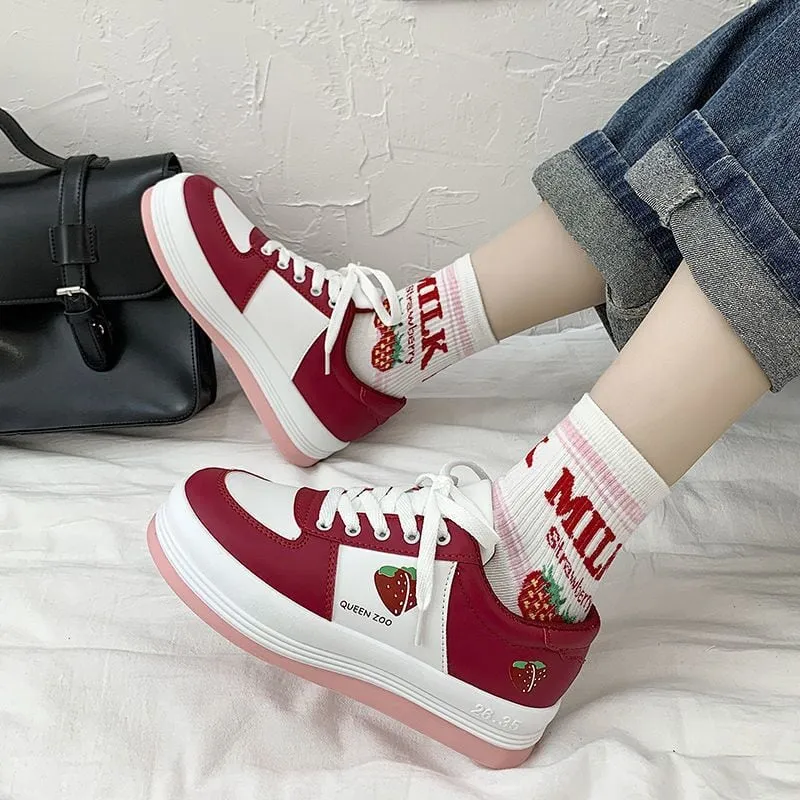Japanese Sweet Strawberry Shoes