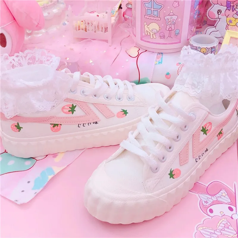 Japanese Sweet Strawberry Shoes