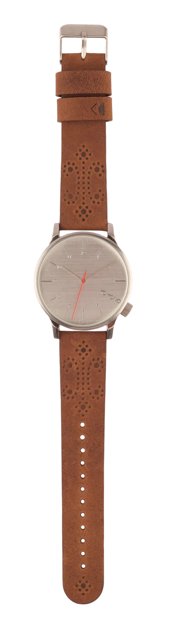Komono Winston Brogue Walnut Watch