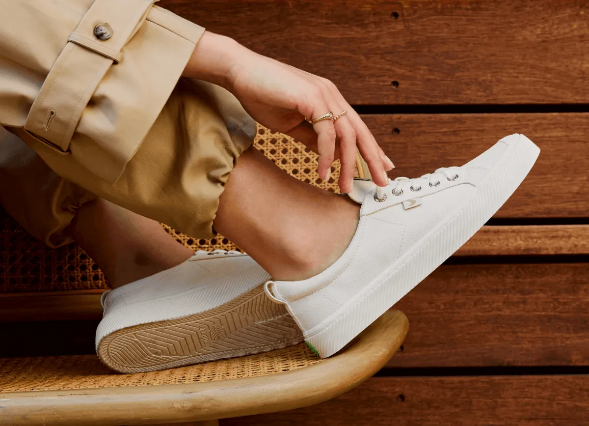 OCA Low Canvas Sneaker in Black