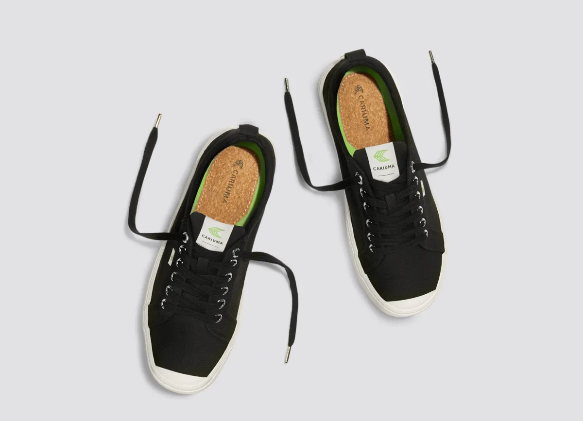 OCA Low Canvas Sneaker in Black