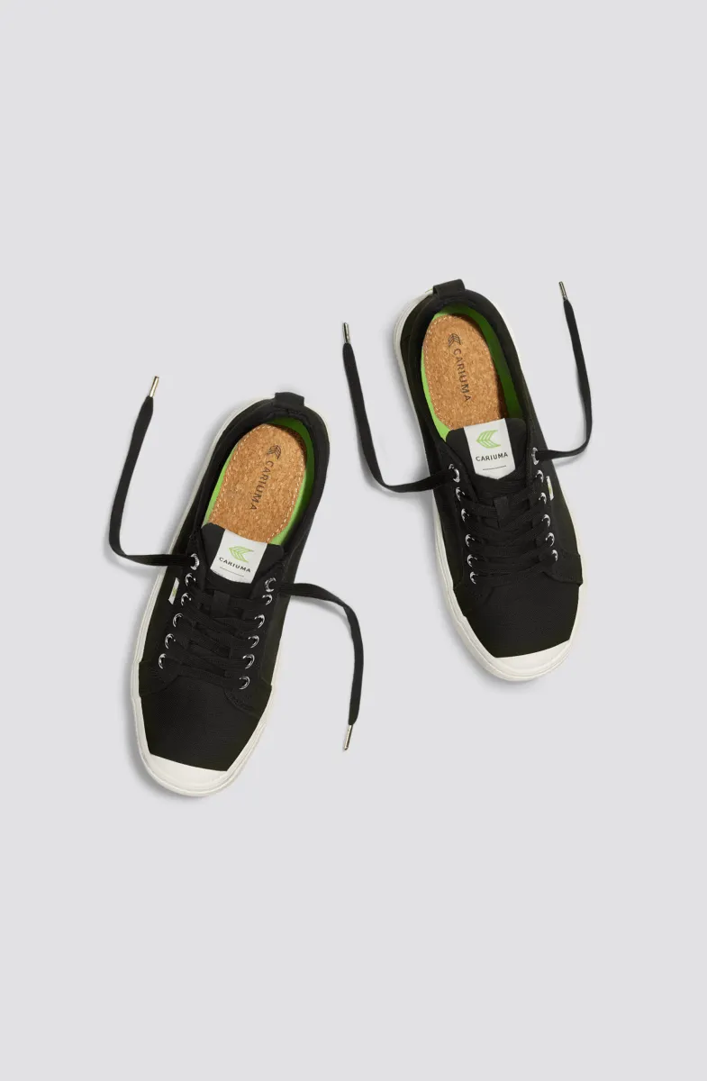OCA Low Canvas Sneaker in Black