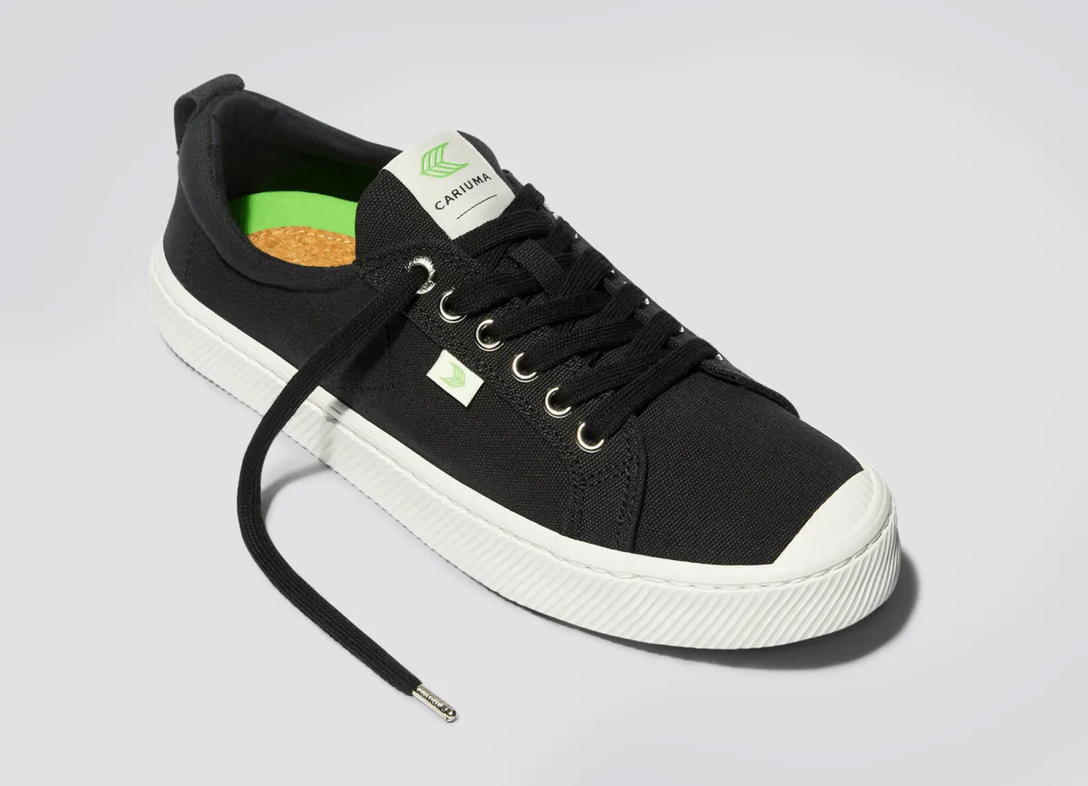 OCA Low Canvas Sneaker in Black