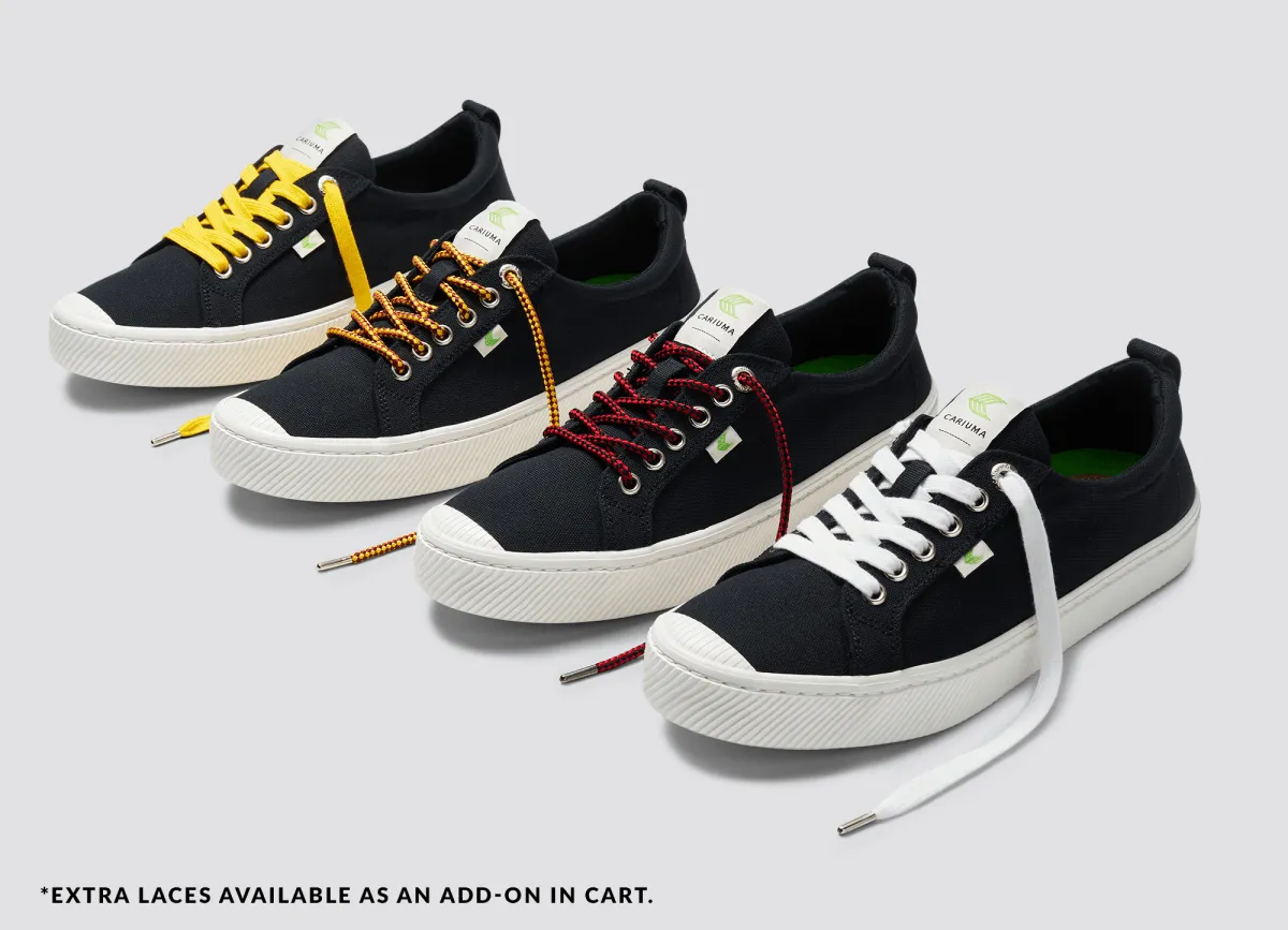 OCA Low Canvas Sneaker in Black
