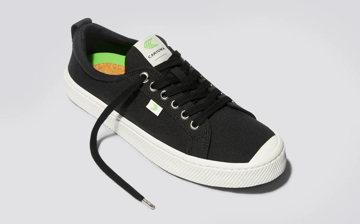 OCA Low Canvas Sneaker in Black