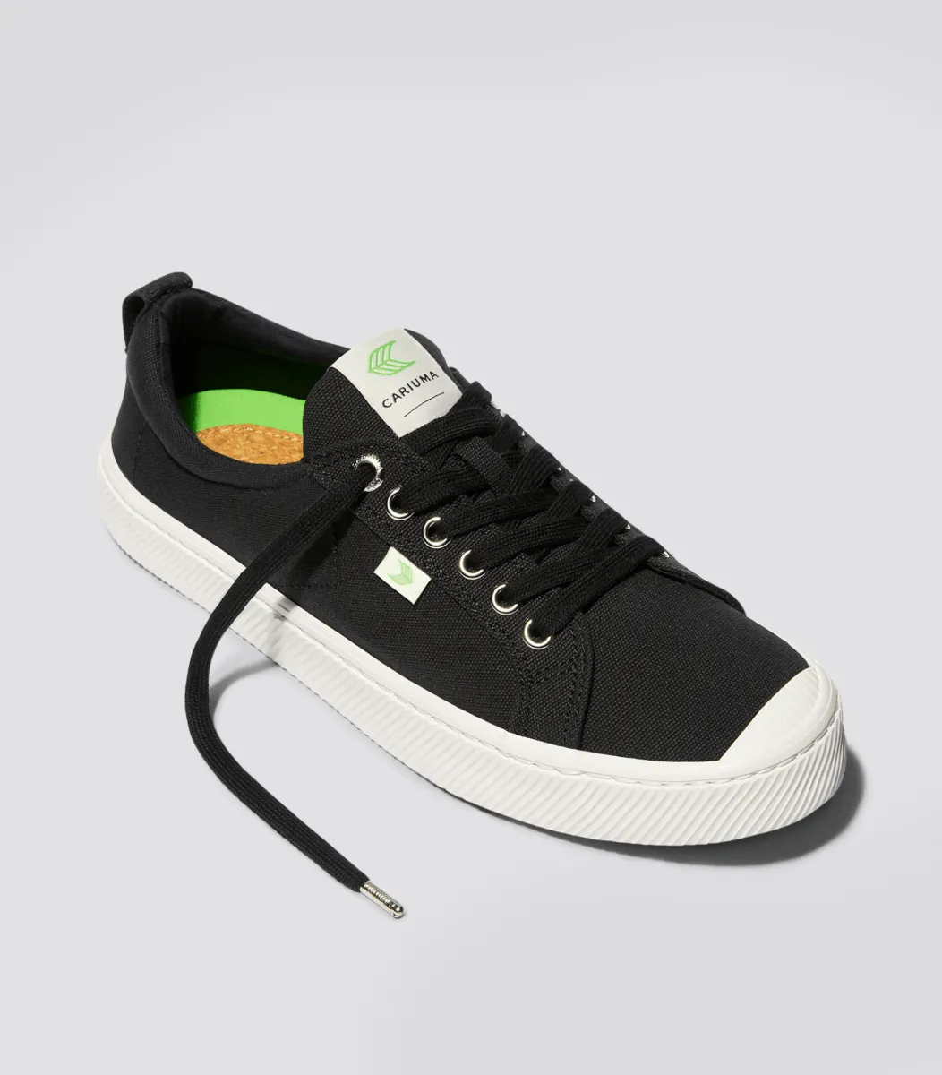 OCA Low Canvas Sneaker in Black