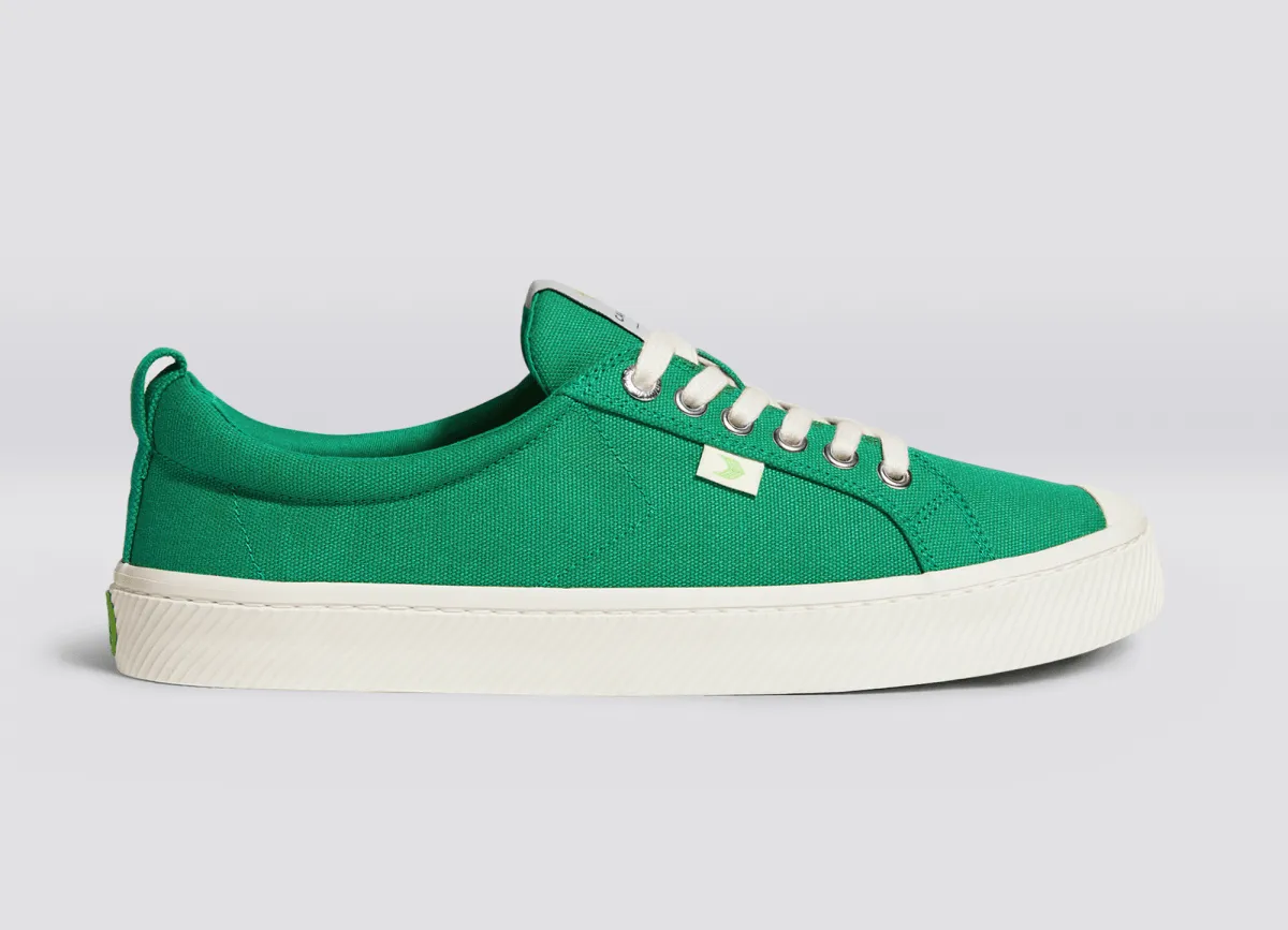 OCA Low Canvas Sneaker in Green