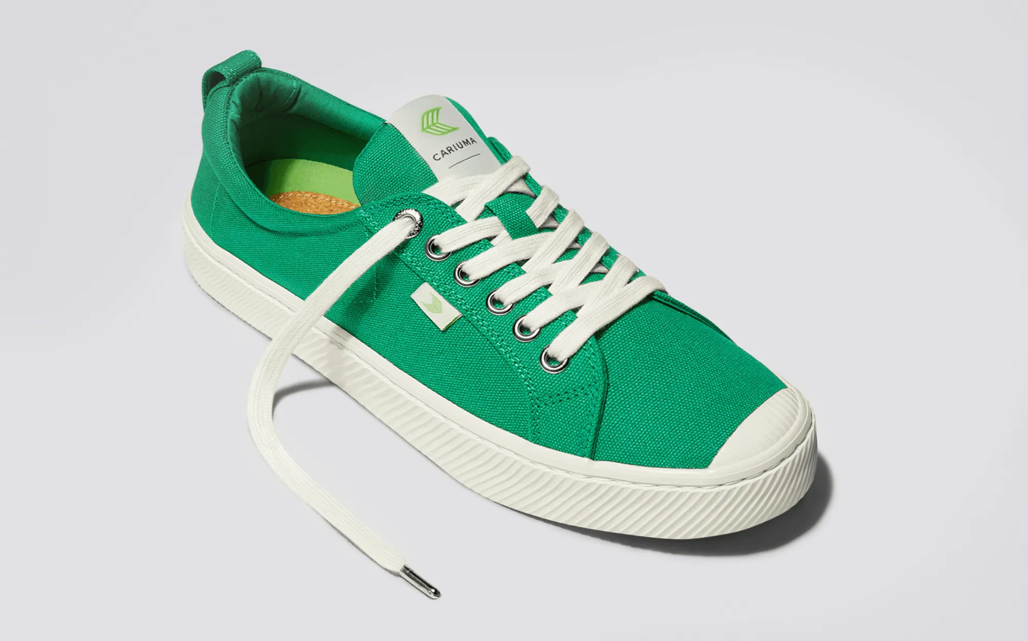 OCA Low Canvas Sneaker in Green