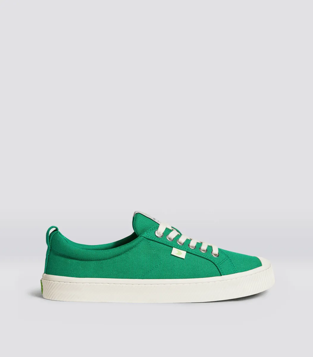 OCA Low Canvas Sneaker in Green