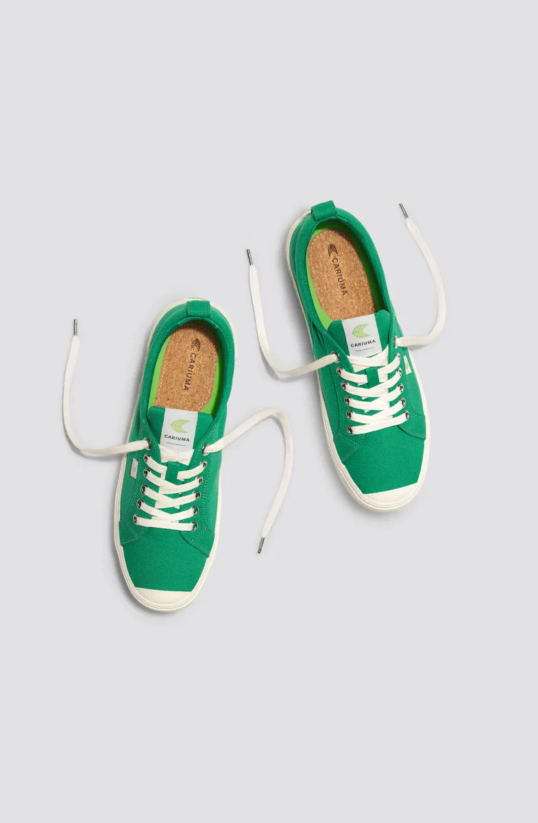 OCA Low Canvas Sneaker in Green
