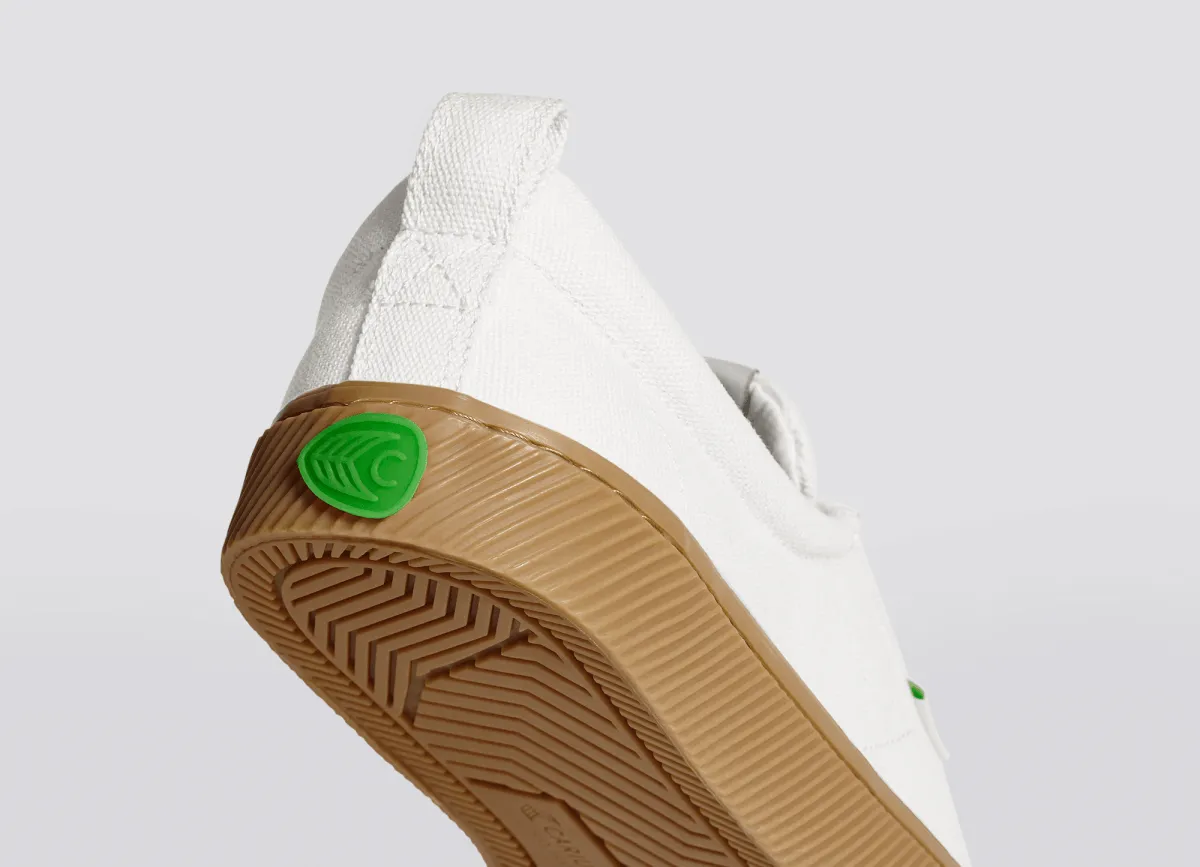 OCA Low Canvas Sneaker in Gum Off-White