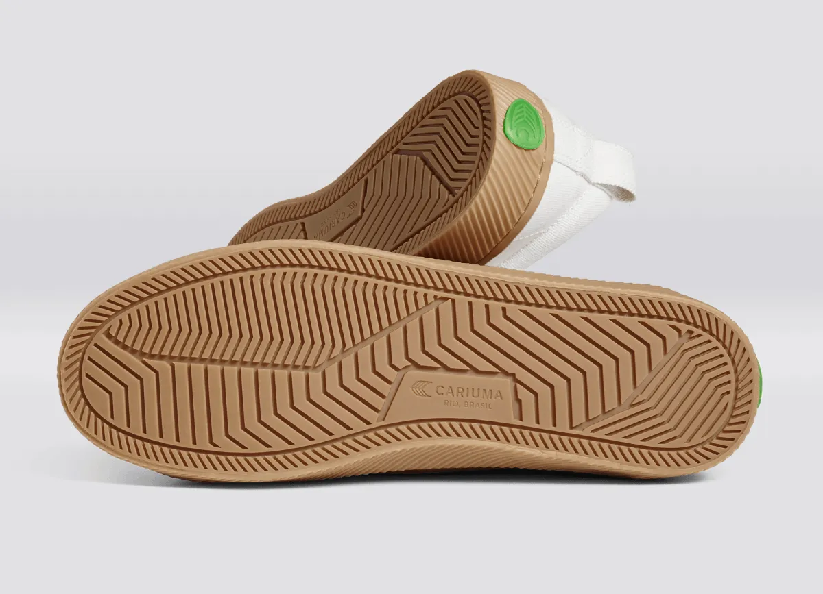 OCA Low Canvas Sneaker in Gum Off-White