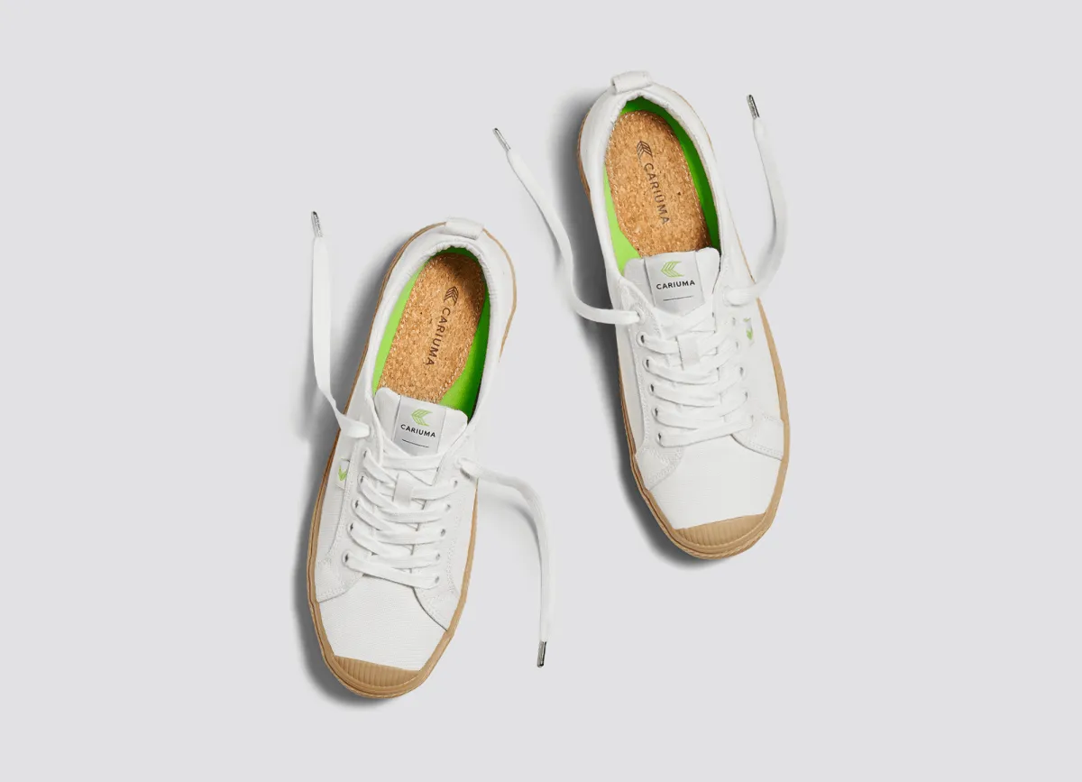 OCA Low Canvas Sneaker in Gum Off-White