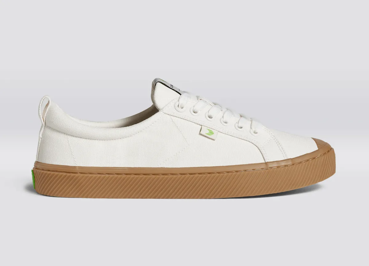 OCA Low Canvas Sneaker in Gum Off-White