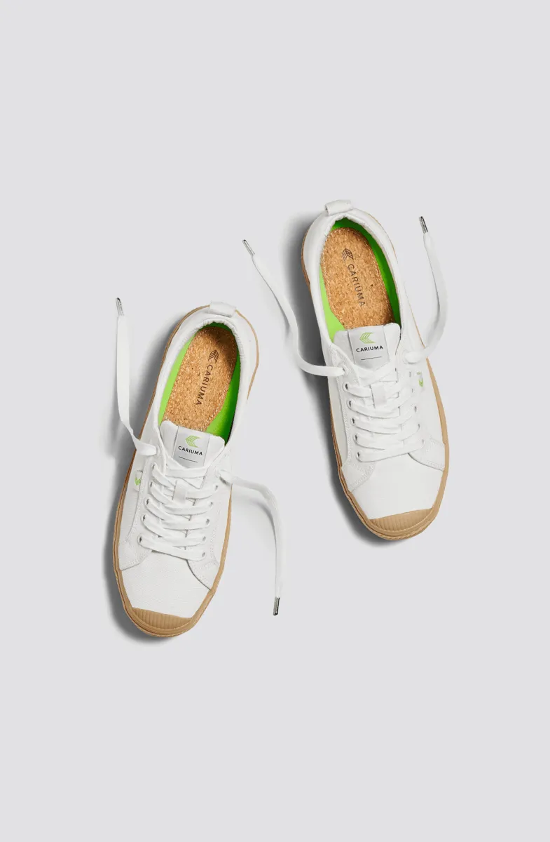OCA Low Canvas Sneaker in Gum Off-White