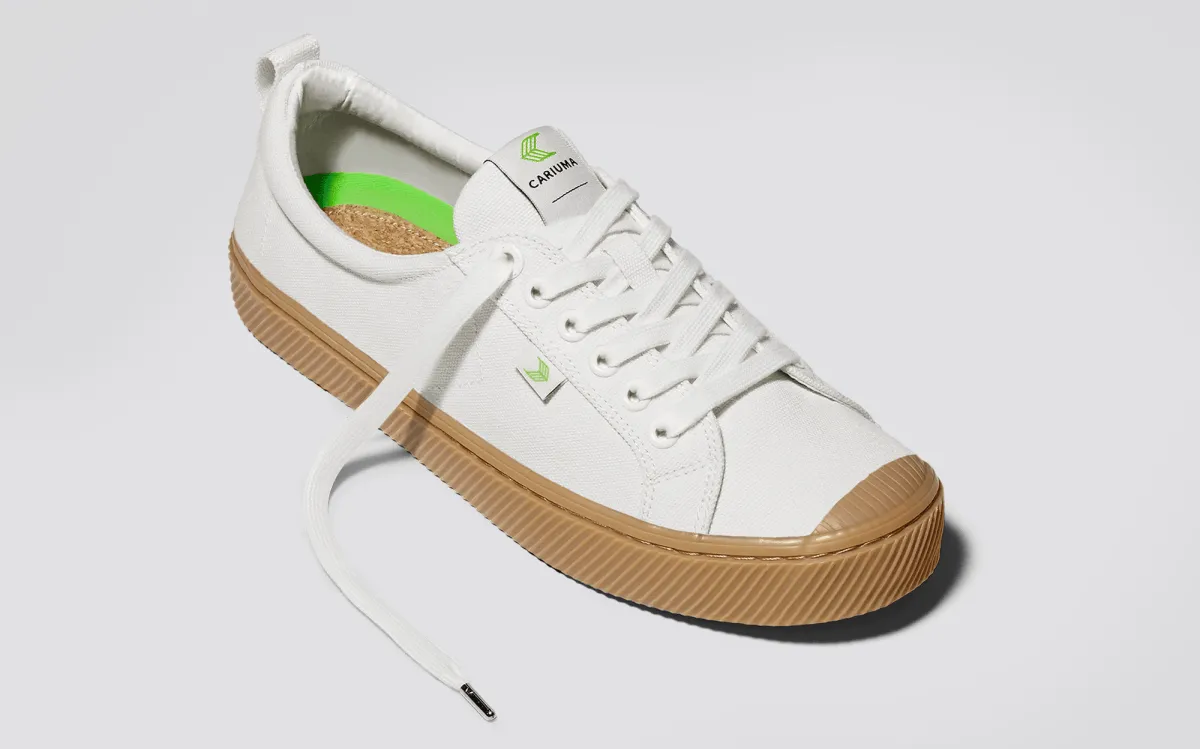 OCA Low Canvas Sneaker in Gum Off-White