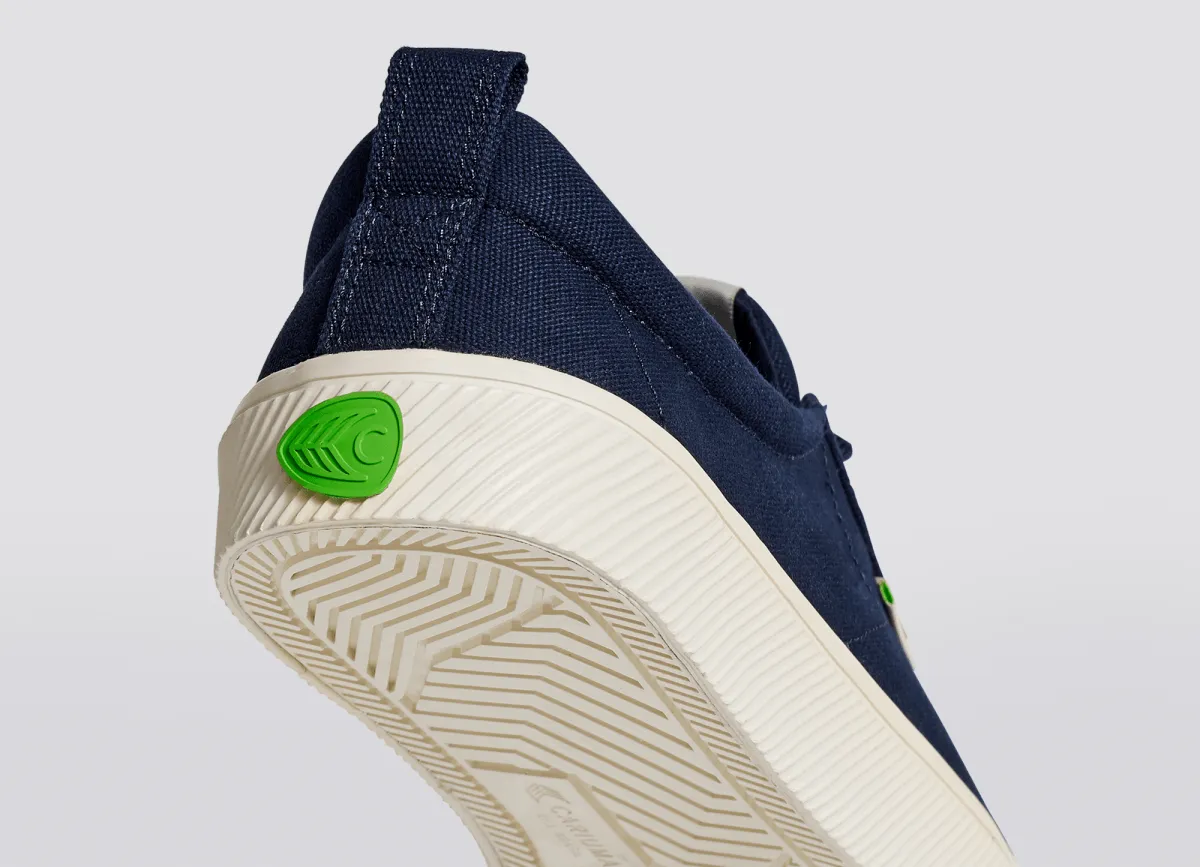 OCA Low Canvas Sneaker in Navy