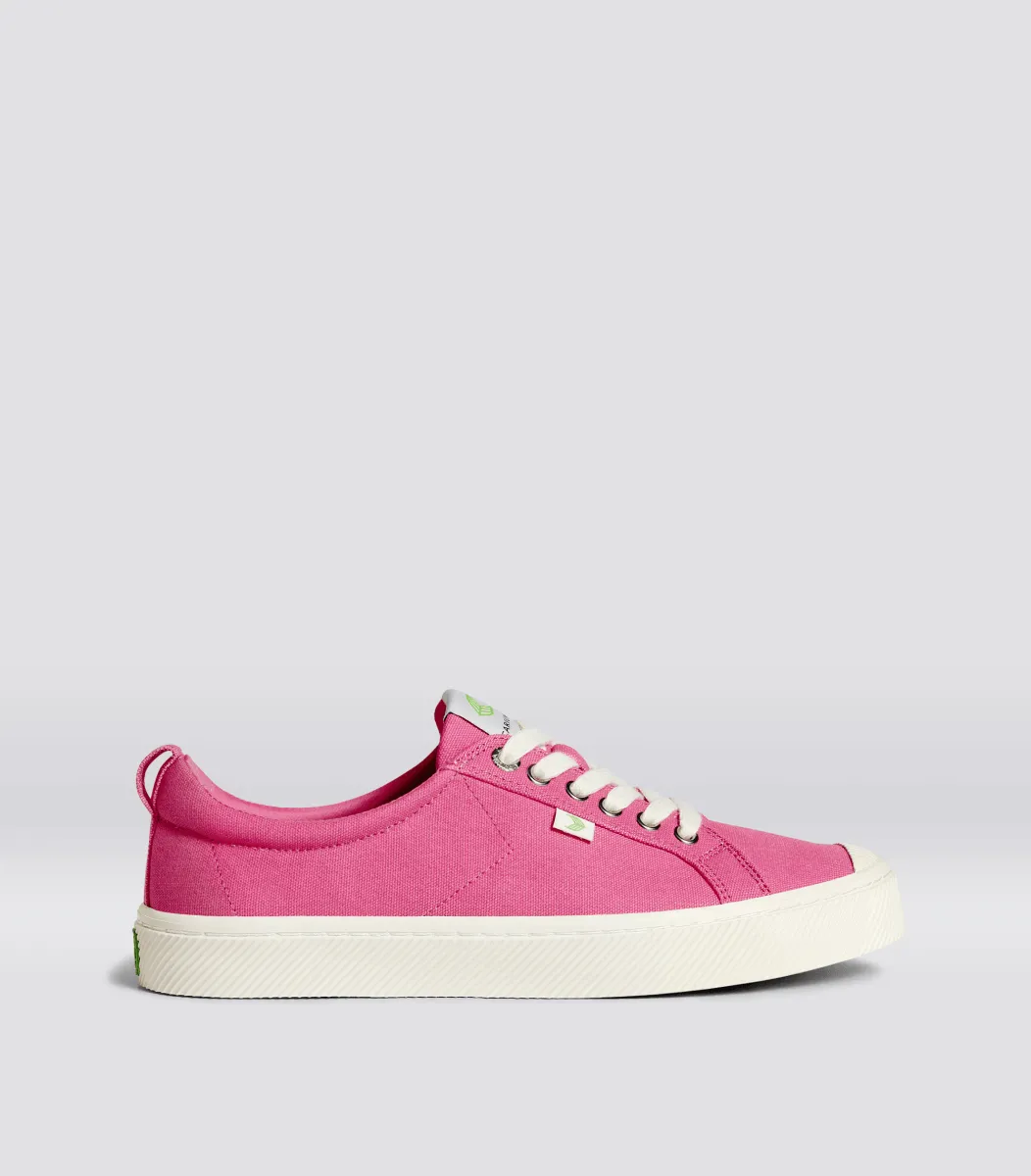 OCA Low Canvas Sneaker in Pink Lemonade