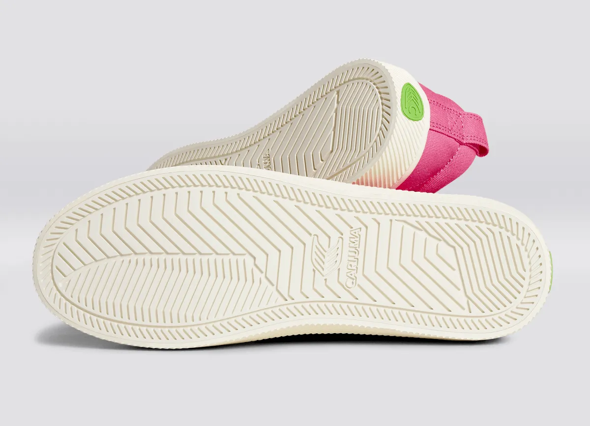 OCA Low Canvas Sneaker in Pink Lemonade