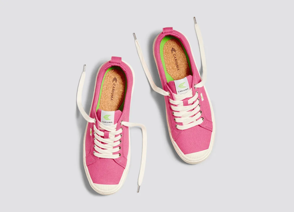 OCA Low Canvas Sneaker in Pink Lemonade