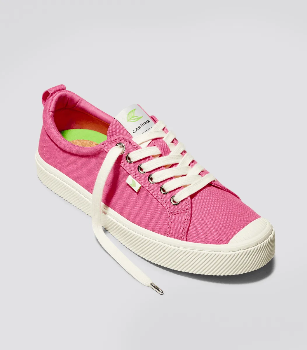 OCA Low Canvas Sneaker in Pink Lemonade