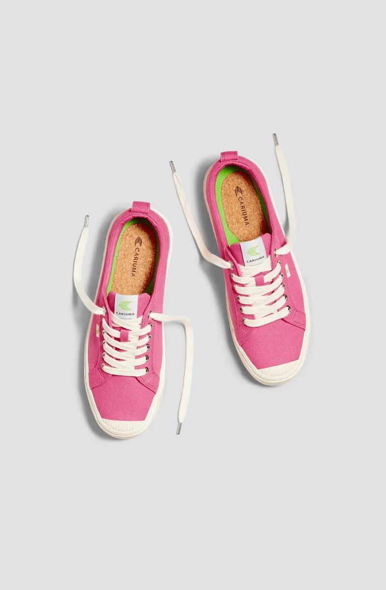 OCA Low Canvas Sneaker in Pink Lemonade